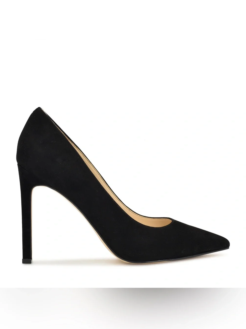 Nine West Tatiana Pointy Toe Pumps - black suede size 8.5